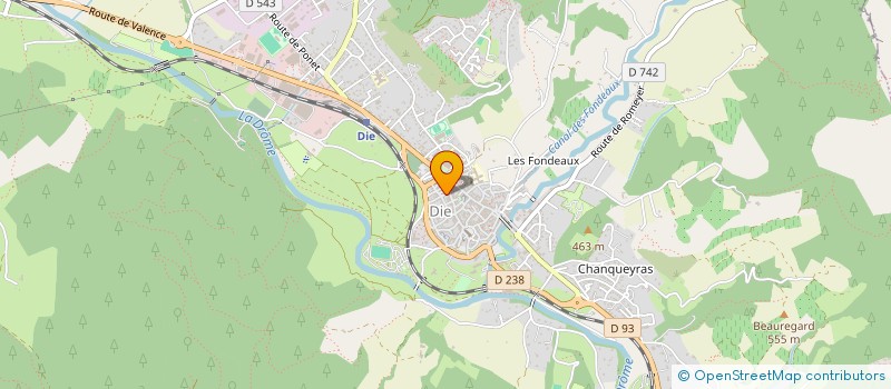 localisation de l'entreprise MADAME LUCIE DECAYEUX  DIE