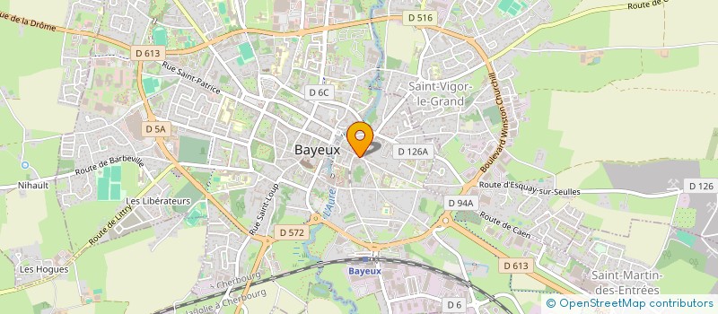 localisation de l'entreprise MADAME LUCIE DEFRANCOIS à BAYEUX