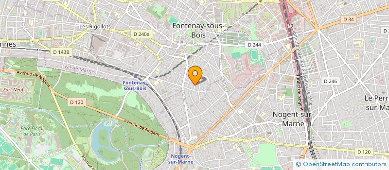 localisation de l'entreprise MADAME LUCIE DEGLANE à FONTENAY-SOUS-BOIS