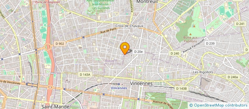 localisation de l'entreprise MADAME LUCIE DELAGE  VINCENNES