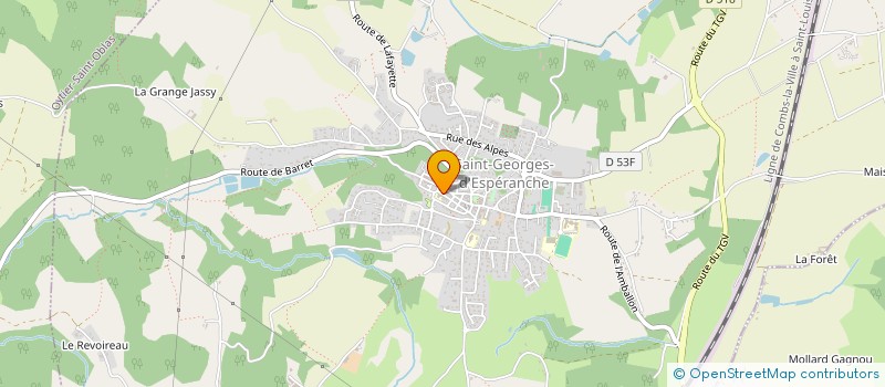 localisation de l'entreprise MADAME LUCIE DELAIE  SAINT-GEORGES-D'ESPERANCHE