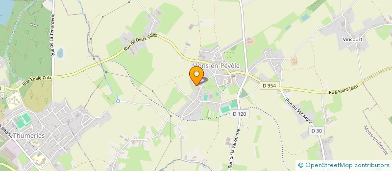 localisation de l'entreprise MADAME LUCIE DELANNOY  MONS-EN-PEVELE