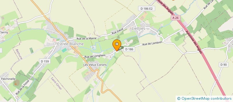 localisation de l'entreprise MADAME LUCIE DELANNOY  ESTREE-BLANCHE