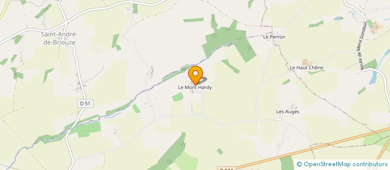 localisation de l'entreprise MADAME LUCIE DELAUNAY à SAINT-HILAIRE-DE-BRIOUZE