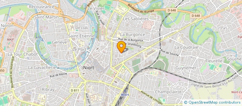 localisation de l'entreprise MADAME LUCIE DELCOURT à NIORT