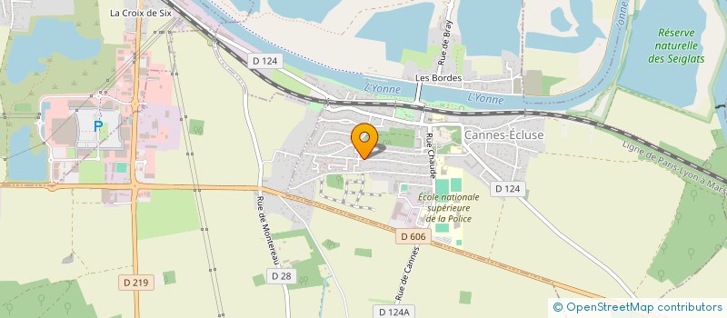 localisation de l'entreprise MADAME LUCIE DELEBECQUE  CANNES-ECLUSE