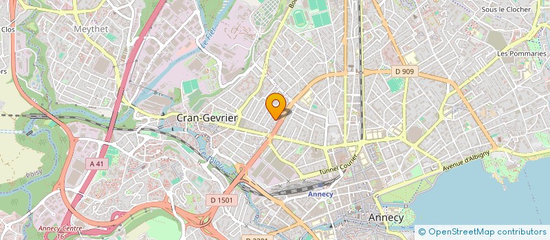 localisation de l'entreprise MADAME LUCIE DELERBA  ANNECY