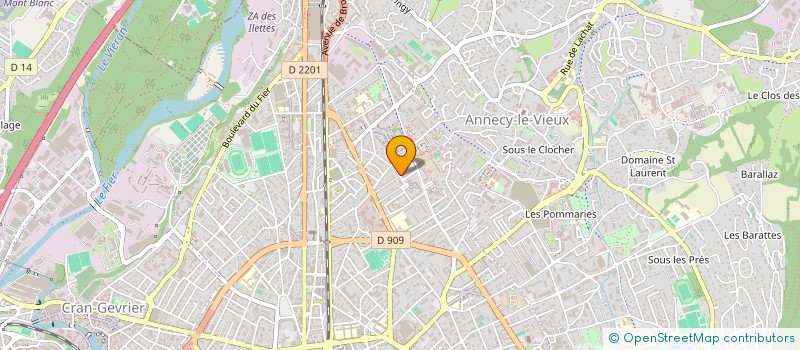 localisation de l'entreprise MADAME LUCIE DELIEUTRAZ à ANNECY