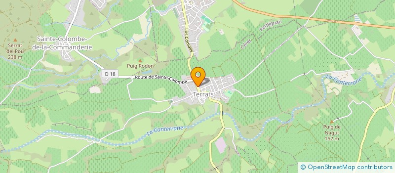 localisation de l'entreprise MADAME LUCIE DELPLA  TERRATS