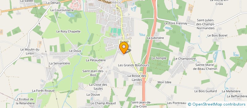 localisation de l'entreprise MADAME LUCIE DELPLANQUE  HERIC