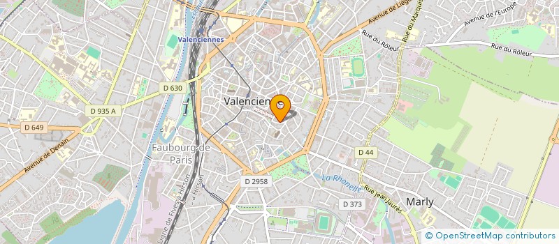 localisation de l'entreprise MADAME LUCIE DELPORTE à VALENCIENNES