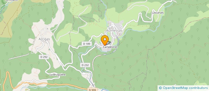 localisation de l'entreprise MADAME LUCIE DELPUECH  ARRIGAS