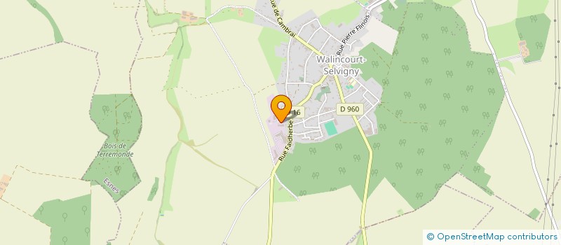 localisation de l'entreprise MADAME LUCIE DENHEZ  WALINCOURT-SELVIGNY