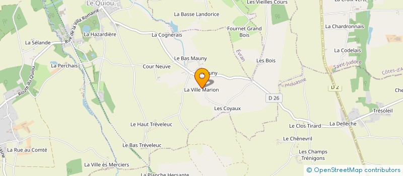 localisation de l'entreprise MADAME LUCIE DENONNE à LE QUIOU
