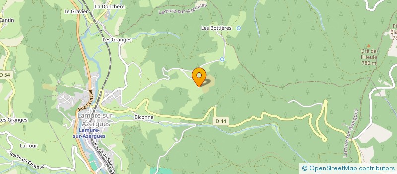 localisation de l'entreprise MADAME LUCIE DEPAY  LAMURE-SUR-AZERGUES