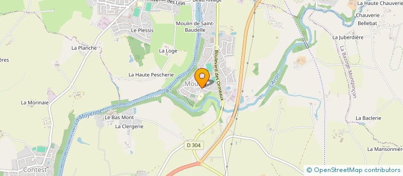 localisation de l'entreprise MADAME LUCIE DERENNE à MOULAY