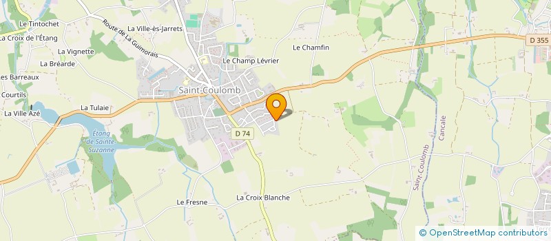 localisation de l'entreprise MADAME LUCIE DERRIEN  SAINT-COULOMB