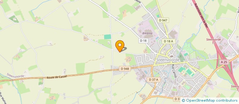 localisation de l'entreprise MADAME LUCIE DERUYCK  STEENVOORDE