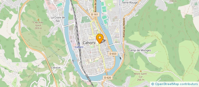 localisation de l'entreprise MADAME LUCIE DERVILLE  CAHORS