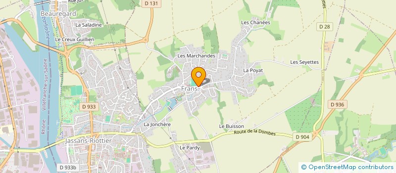 localisation de l'entreprise MADAME LUCIE DESCOLLONGES  FRANS