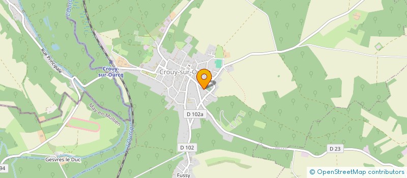 localisation de l'entreprise MADAME LUCIE DESPRES  CROUY-SUR-OURCQ