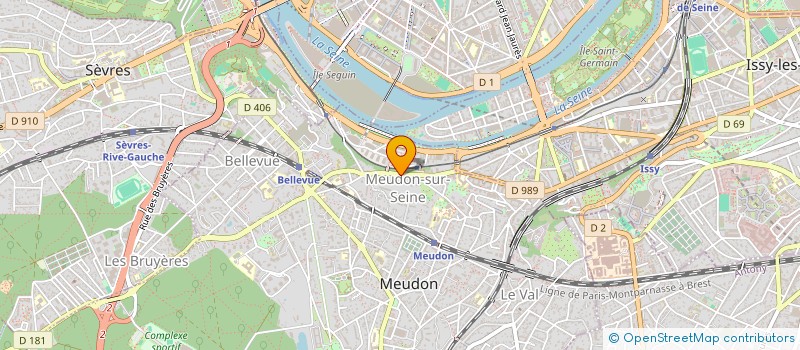 localisation de l'entreprise MADAME LUCIE DESTOUCHES à MEUDON