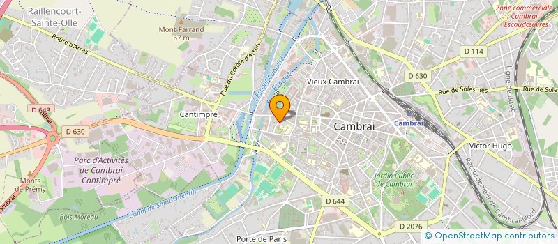 localisation de l'entreprise MADAME LUCIE DIJON  CAMBRAI