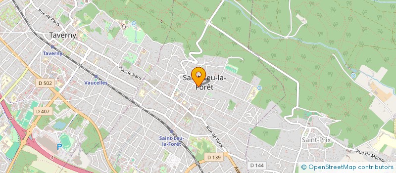 localisation de l'entreprise MADAME LUCIE DJADANE  SAINT-LEU-LA-FORET