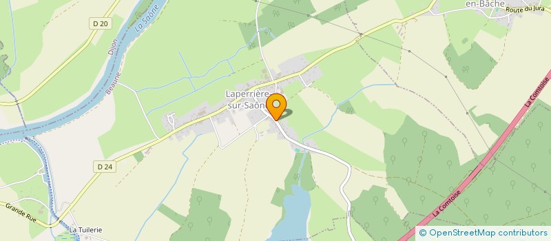 localisation de l'entreprise MADAME LUCIE DOLE  LAPERRIERE-SUR-SAONE