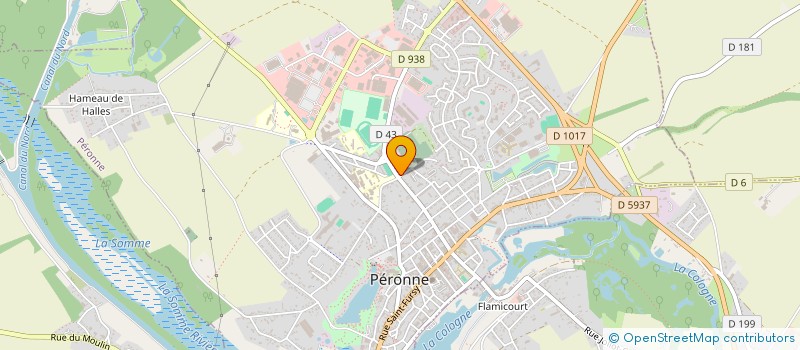 localisation de l'entreprise MADAME LUCIE DOREMUS à PERONNE