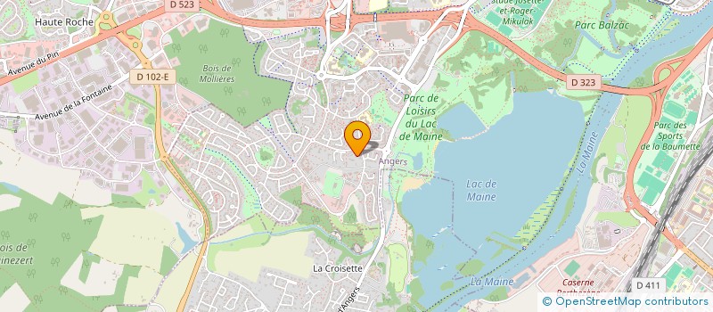 localisation de l'entreprise MADAME LUCIE DROUAR à ANGERS