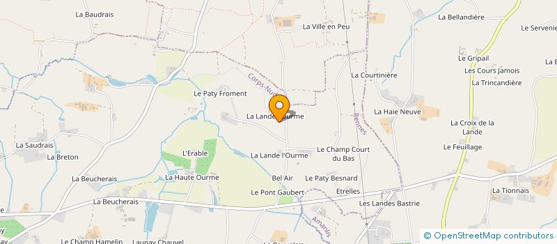 localisation de l'entreprise MADAME LUCIE DUBUC  CORPS-NUDS