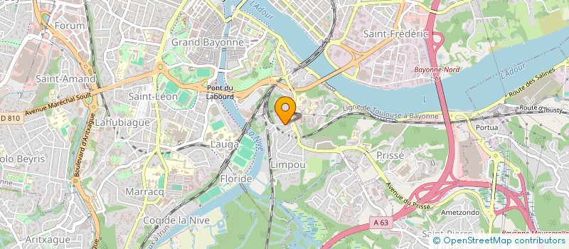 localisation de l'entreprise MADAME LUCIE DUCASSE  BAYONNE