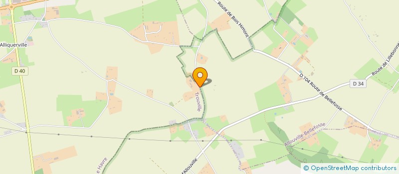 localisation de l'entreprise MADAME LUCIE DUCLOS  ALLOUVILLE-BELLEFOSSE