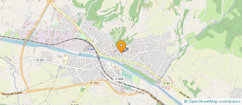 localisation de l'entreprise MADAME LUCIE DUCORD  CREST