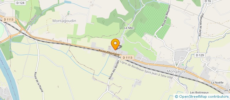 localisation de l'entreprise MADAME LUCIE DUCOS  MONGAUZY