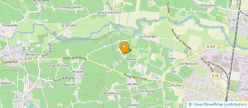 localisation de l'entreprise MADAME LUCIE DUCROUX  SAINT-LAGER
