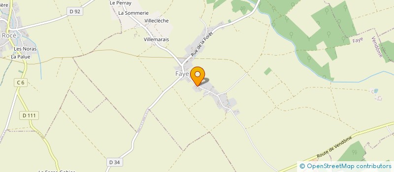 localisation de l'entreprise MADAME LUCIE DUFEU  FAYE