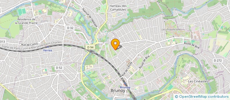 localisation de l'entreprise MADAME LUCIE DUFOUR  BRUNOY