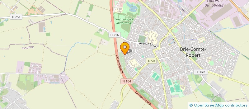 localisation de l'entreprise MADAME LUCIE DUMAS  BRIE-COMTE-ROBERT