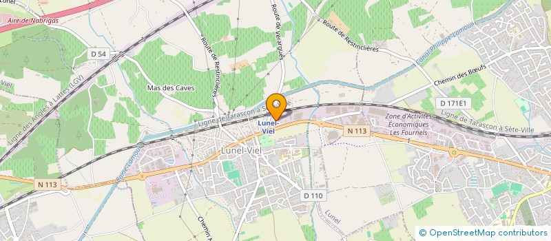 localisation de l'entreprise MADAME LUCIE DUMETZ  LUNEL-VIEL