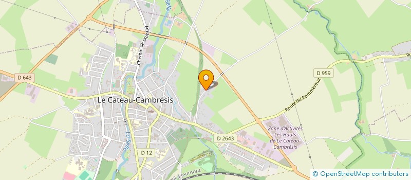 localisation de l'entreprise MADAME LUCIE DUPAS  FOREST-EN-CAMBRESIS