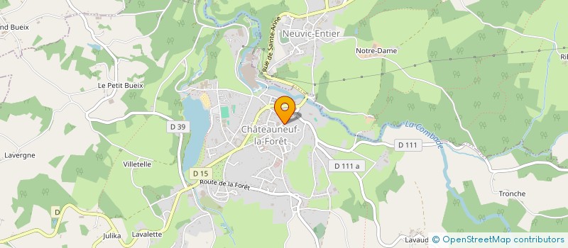 localisation de l'entreprise MADAME LUCIE DUPORTE à LIMOGES