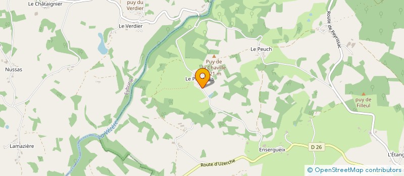 localisation de l'entreprise MADAME LUCIE DUPUY  LE LONZAC