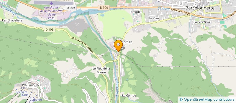 localisation de l'entreprise MADAME LUCIE DURAND  LES THUILES