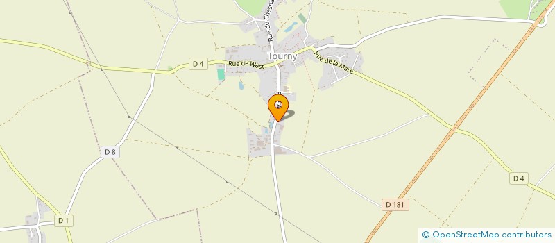 localisation de l'entreprise MADAME LUCIE DURAND  MEZIERES-EN-VEXIN