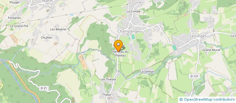 localisation de l'entreprise MADAME LUCIE DURAND  CHAMPANGES