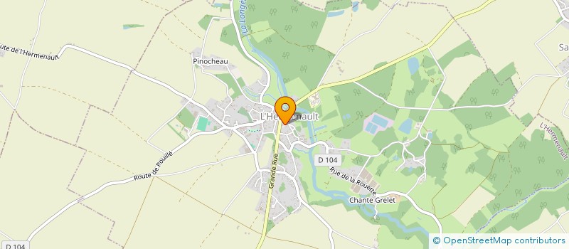 localisation de l'entreprise MADAME LUCIE DURET à L'HERMENAULT