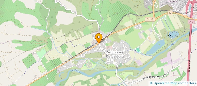 localisation de l'entreprise MADAME LUCIE DUSSAULT  SAINT-JEAN-PLA-DE-CORTS