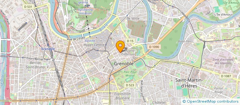 localisation de l'entreprise MADAME LUCIE DUSSERT-ROSSET à GRENOBLE